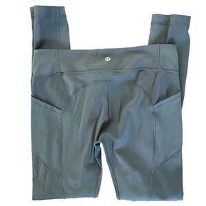 Lululemon‎ Leggings size 8 all the right places gray activewear running